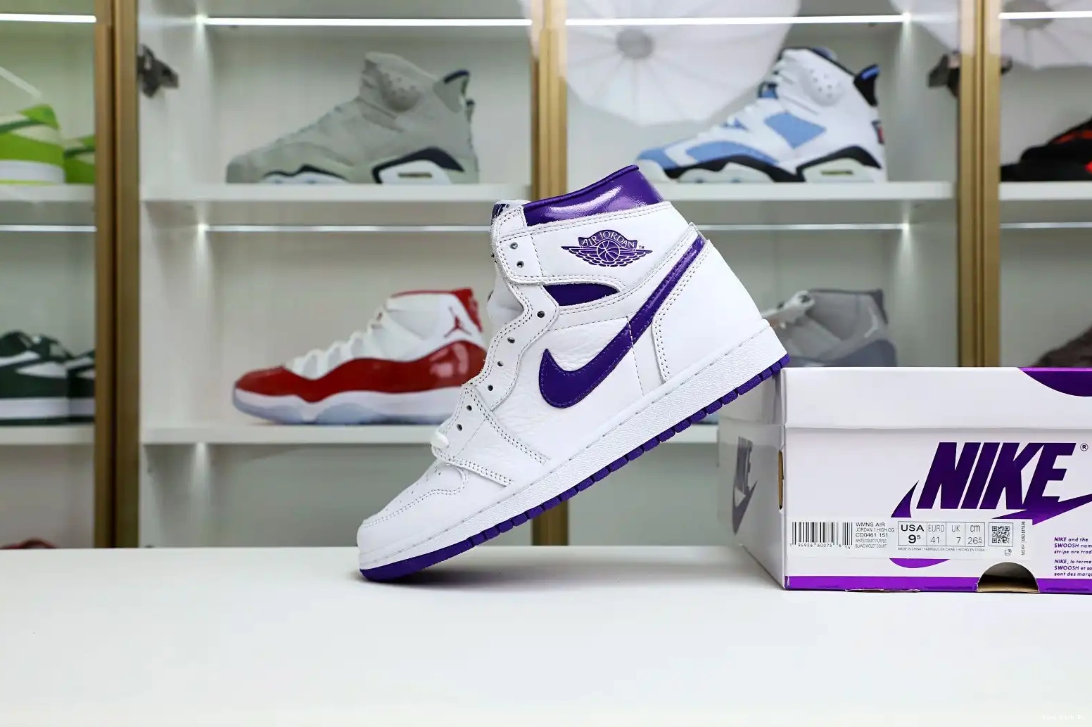 Court Kimikick Air Purple 1 High OG Jordan 0814